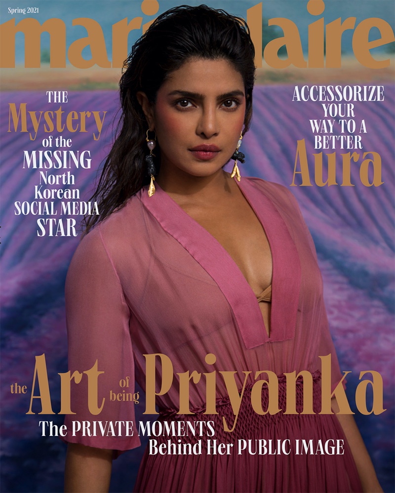 Priyanka Chopra on Marie Claire US Spring 2021 Cover