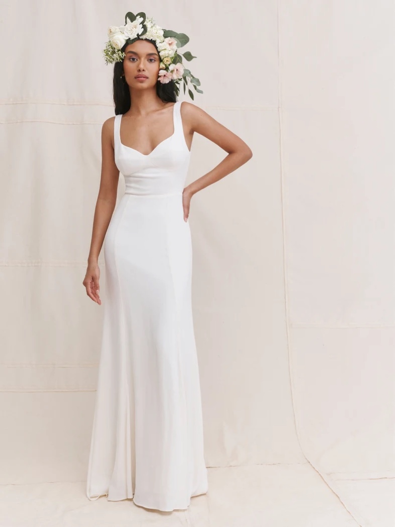 Reformation Lecce Wedding Dress $428