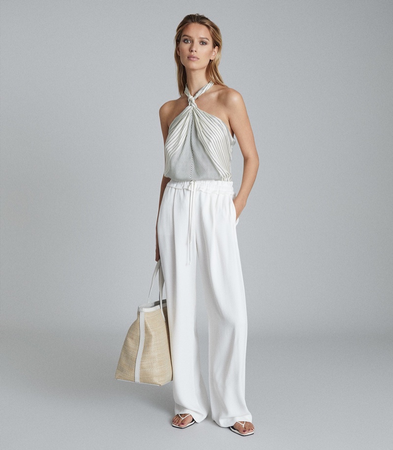 Reiss Raya Wide Leg Pants $285