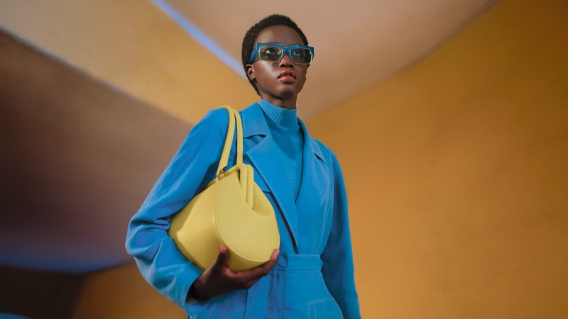 Anok Yai fronts Salvatore Ferragamo spring-summer 2021 campaign.