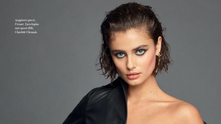 Taylor Hill Graces the Pages of Vogue Greece