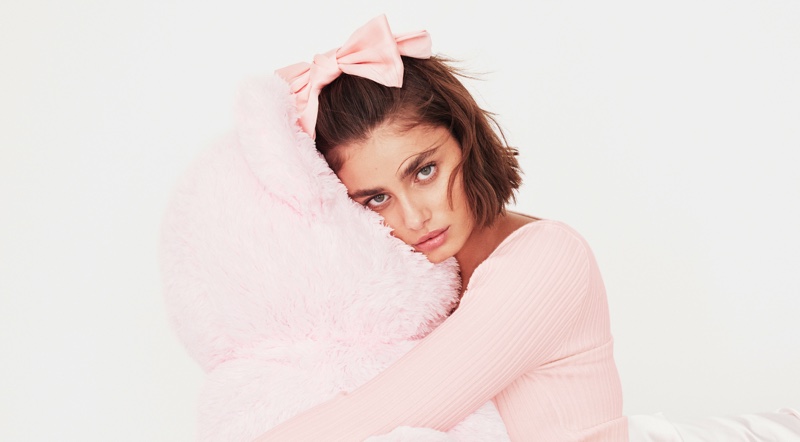 Taylor Hill Heats Up FL&L x Victoria's Secret Valentine's Day Campaign