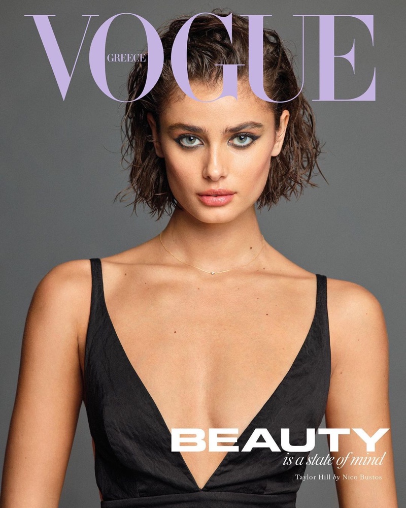 Taylor Hill on Vogue Greece January-February 2021 Cover