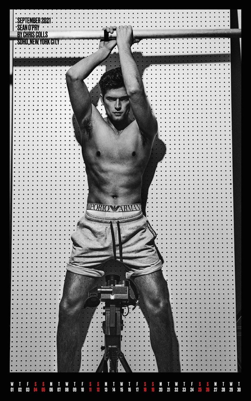 Sean O’Pry for September. Photo: Chris Colls for V Magazine