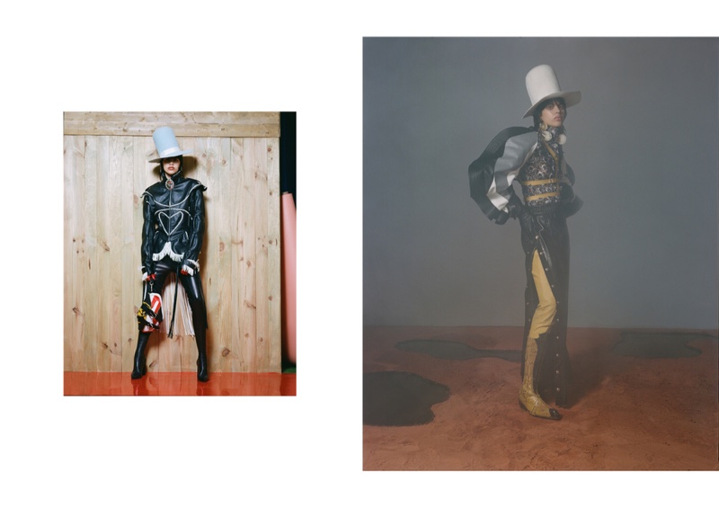 Valeria Gomez Channels Western Style for Vogue Czechoslovakia