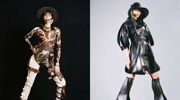 Valeria Gomez Channels Western Style for Vogue Czechoslovakia