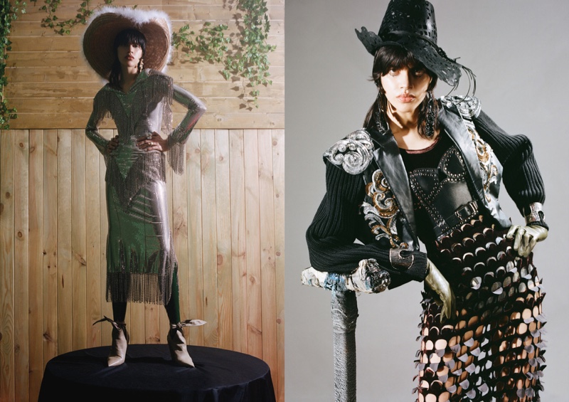 Valeria Gomez Channels Western Style for Vogue Czechoslovakia