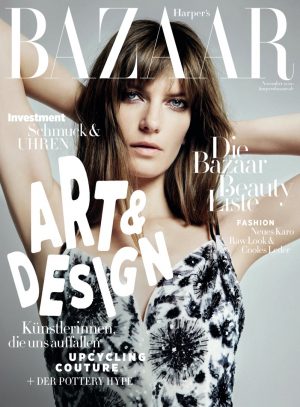 Valerija Kelava Harper's Bazaar Germany 2020 Cover Fashion Editorial