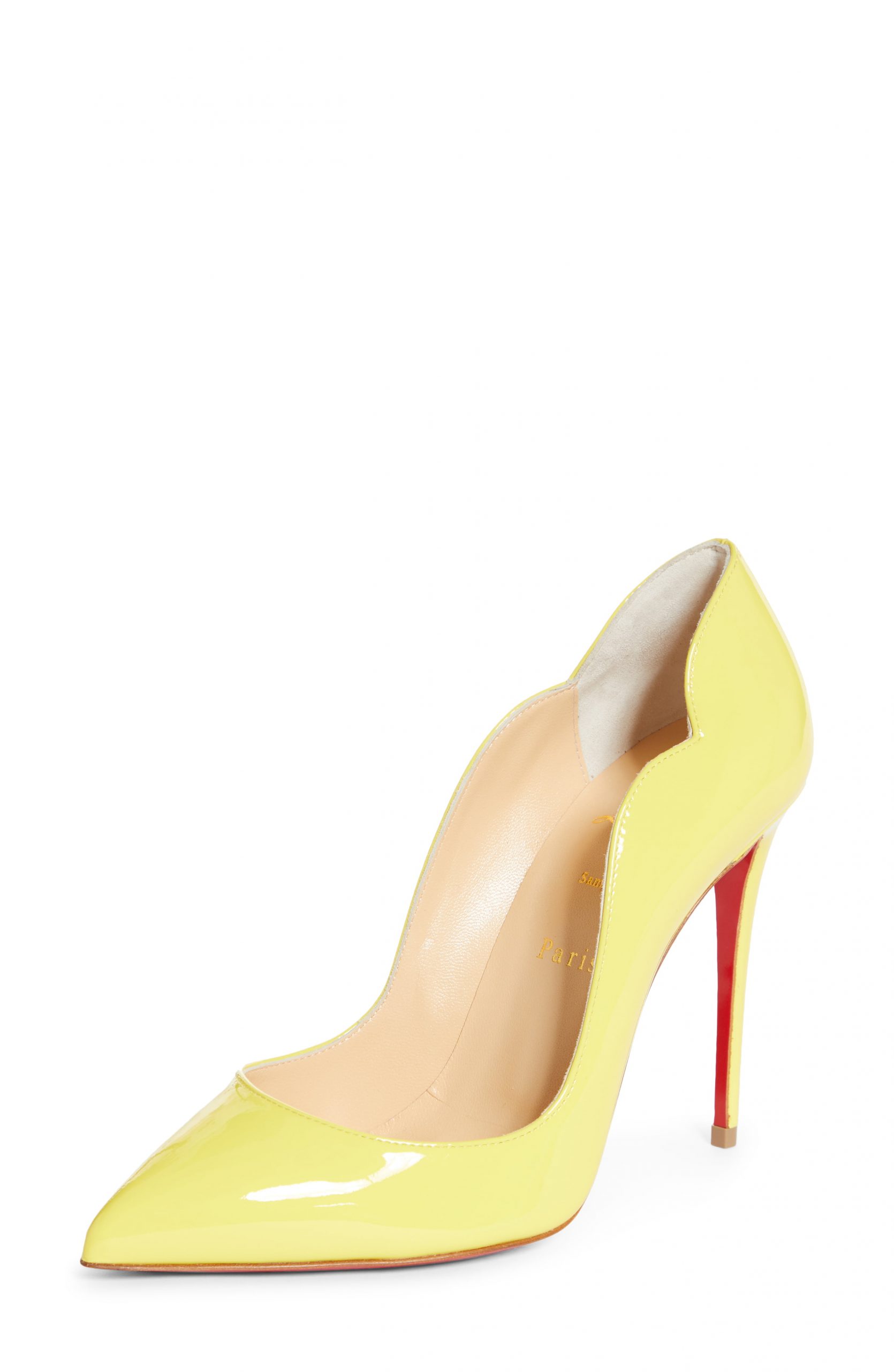 Women’s Christian Louboutin Hot Chick Scallop Pointed Toe Pump, Size ...