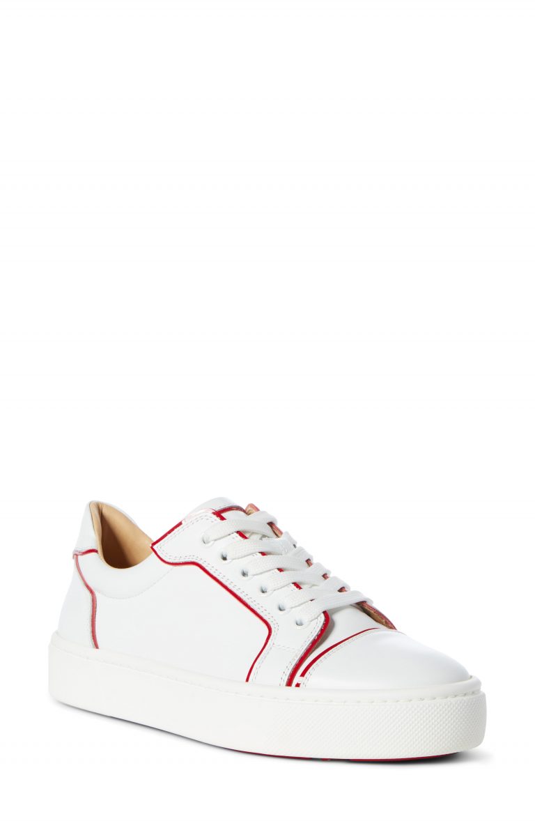 all white christian louboutin sneakers