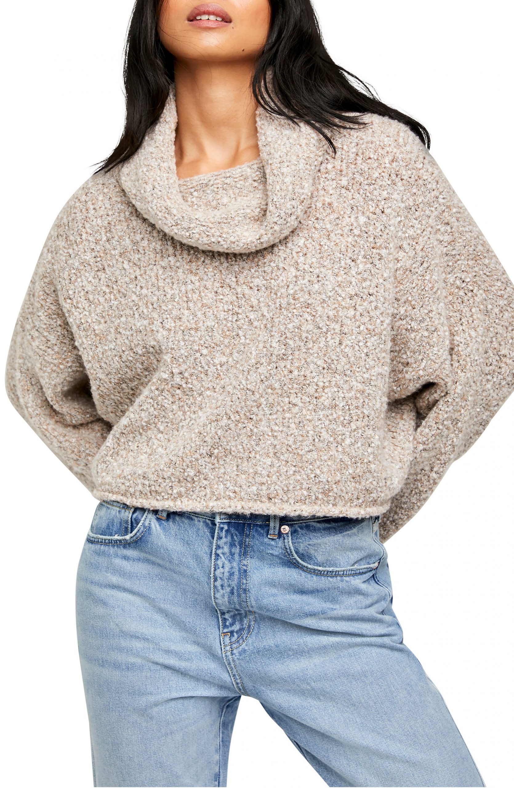 free people bff cowl neck sweater