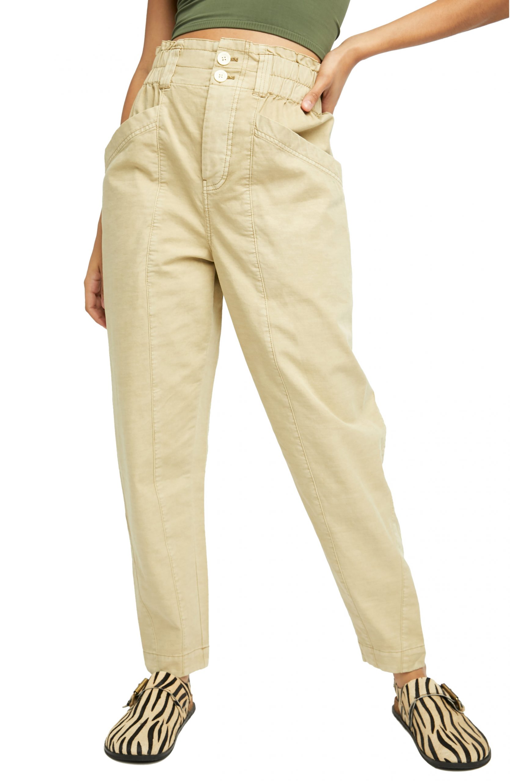 ivory cargo pants