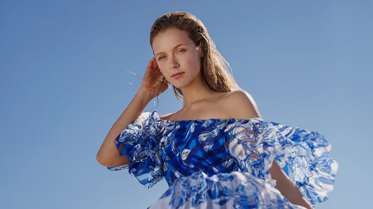 Aveen Lane Models Beach Fashion for Marie Claire Argentina