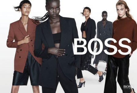 Adut, Mona & Berit Look Sleek in BOSS Spring 2021 Campaign BOSS unveils spring-summer 2021 campaign.