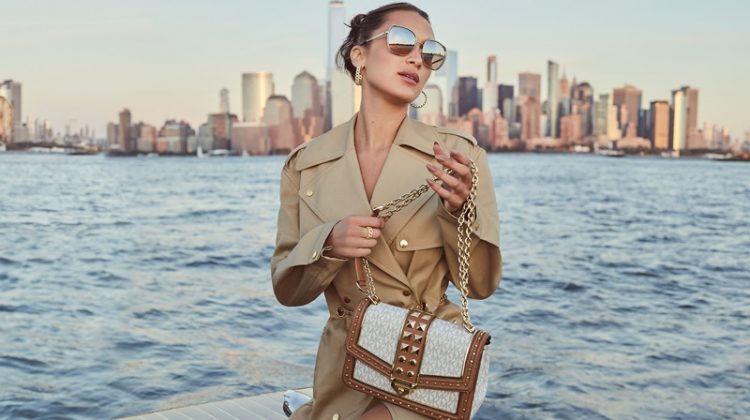 Bella Hadid stars in MICHAEL Michael Kors spring-summer 2021 campaign.