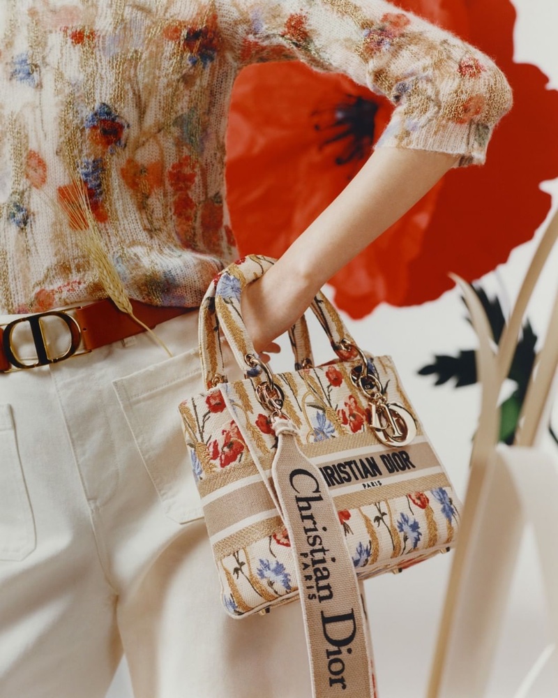 The Dior Hibiscus print stands out in the brand's Lunar New Year 2021 collection.