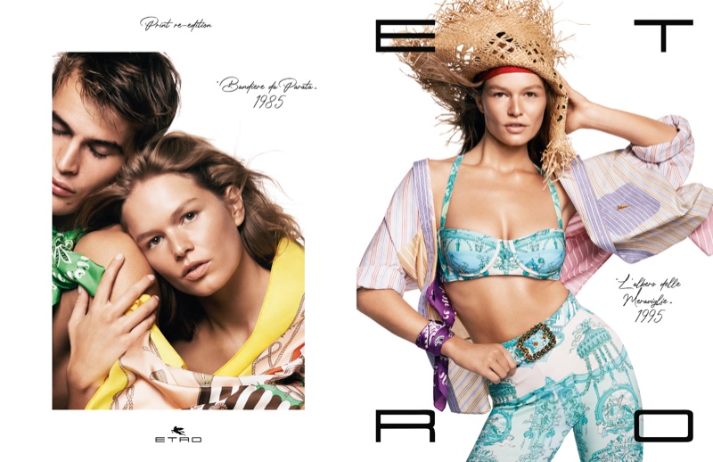 An image from Etro's spring 2021 advertising campaign.