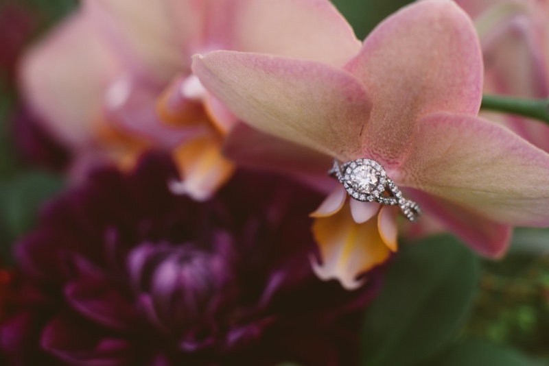 Halo Swirl Diamond Ring