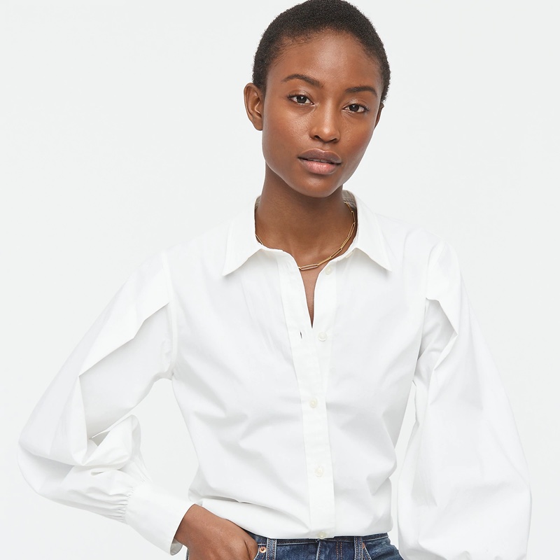 J. Crew Slim-Fit Puff-Sleeve Shirt $47.50