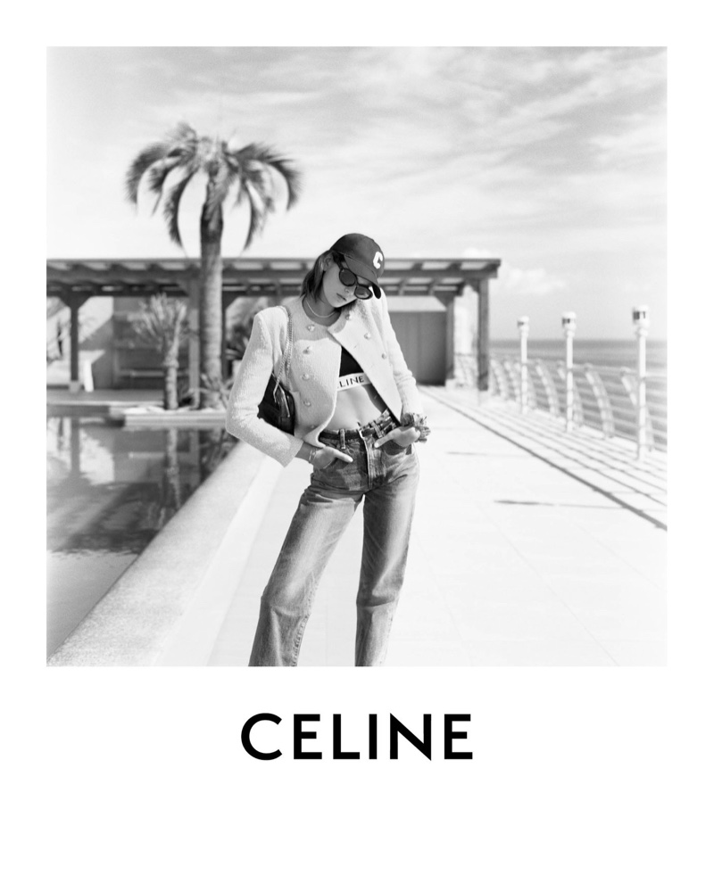 Celine taps Kaia Gerber for its spring-summer 2021 campaign.