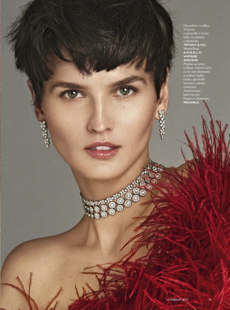 Katlin Aas Poses in Luxury Jewelry for Vanity Fair Italy
