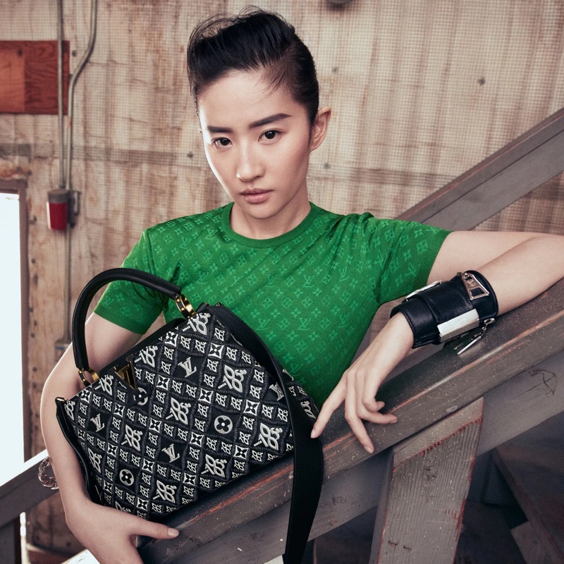 Liu Yifei stars in Louis Vuitton Capucines spring 2021 campaign.