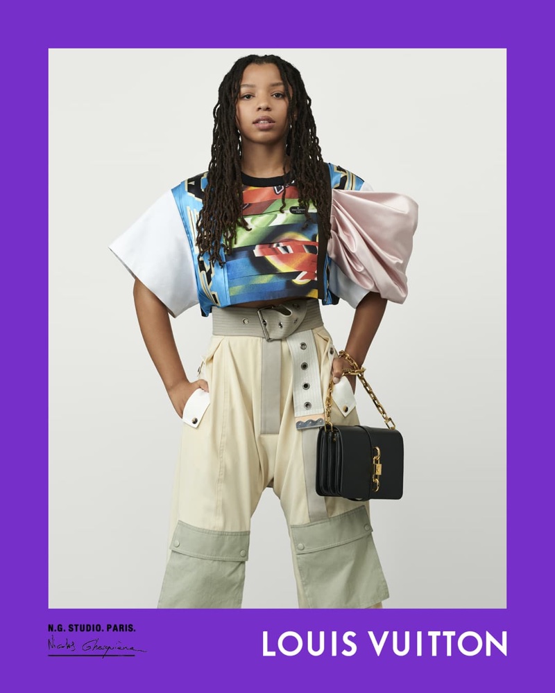 Chloe Bailey fronts Louis Vuitton spring-summer 2021 campaign.