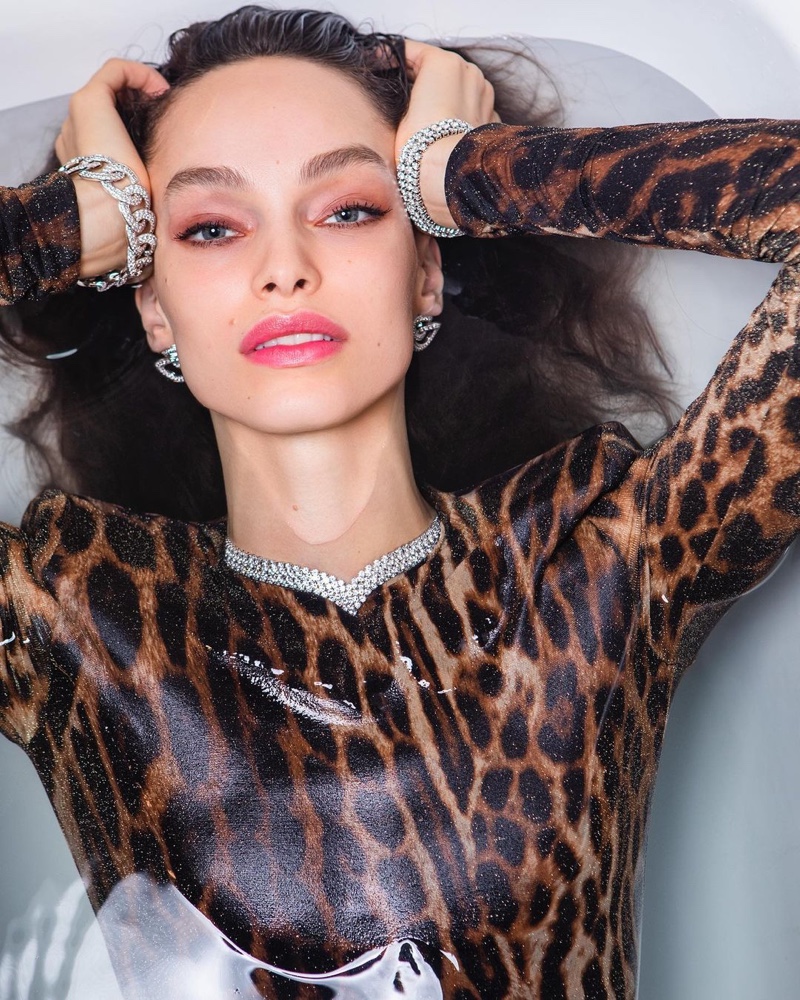 Luma Grothe Dazzles in Diva Jewelry for Vogue Taiwan