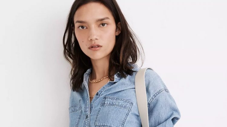 Madewell Denim Oversized Ex-Boyfriend Shirt $79.50