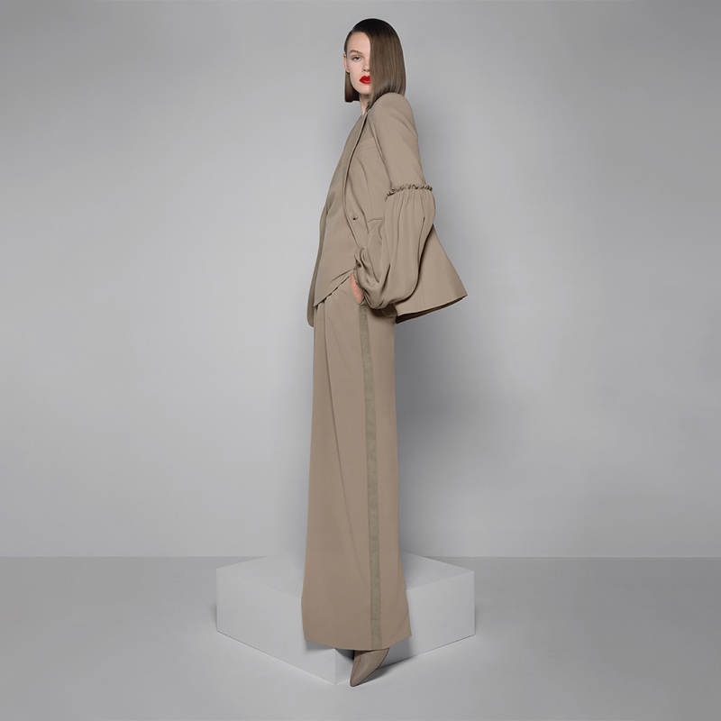 Cara Taylor fronts Max Mara spring-summer 2021 campaign.