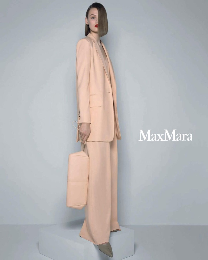 An image from Max Mara's spring 2021 advertising campaign.