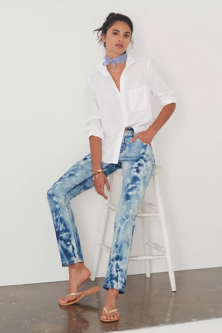 Blue Jean Baby: Anthropologie Unveils Pilcro and the Letterpress Denim Pilcro and the Letterpress The Slim Boyfriend Jeans $148