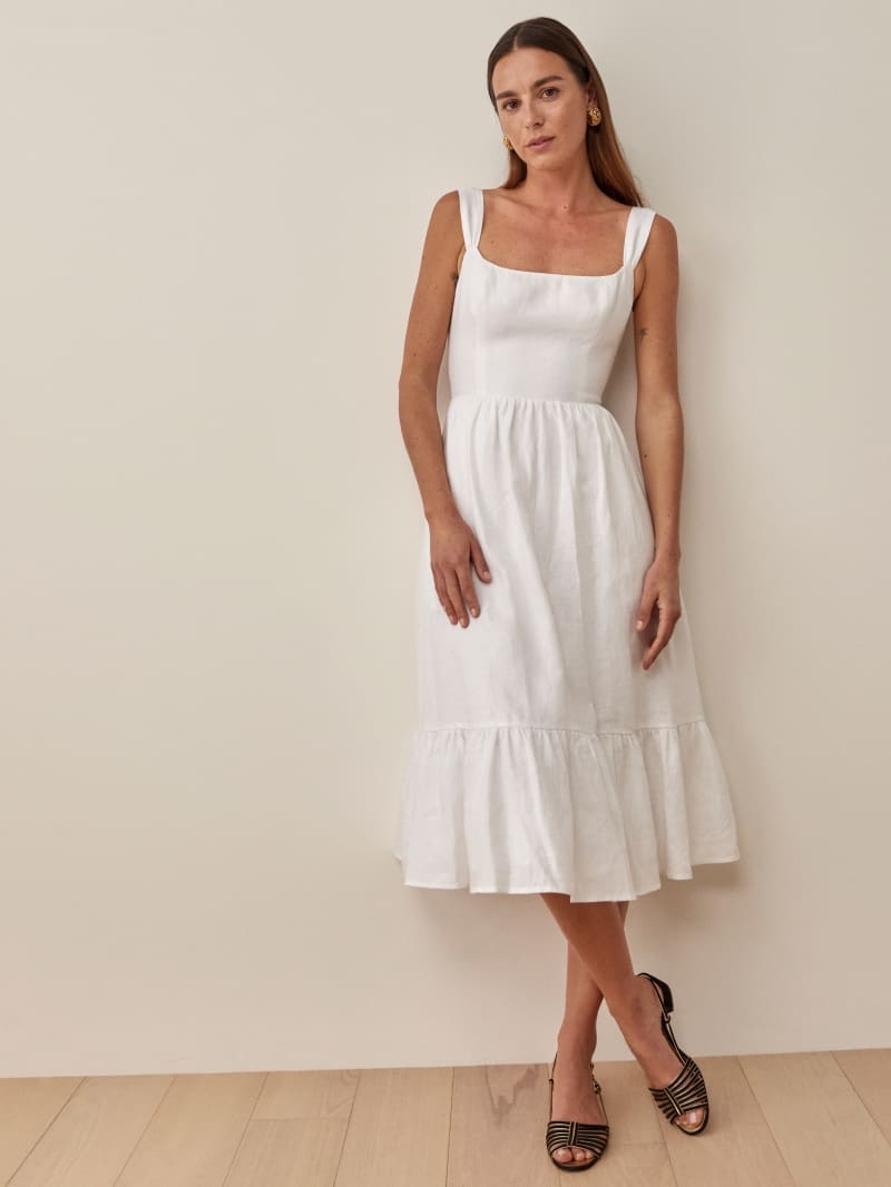 Reformation Linen Clothing Dresses Tops Shop