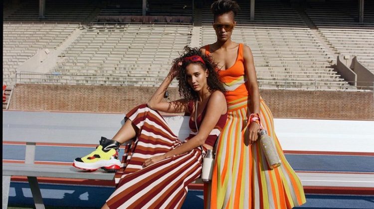 Cora & Ysaunny Pose in Sporty Looks for Marie Claire