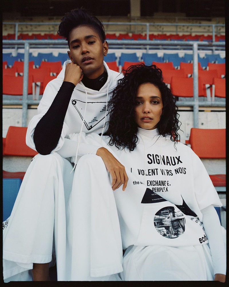 Cora Emmanuel Ysaunny Brito Marie Claire US Sporty Fashion Editorial