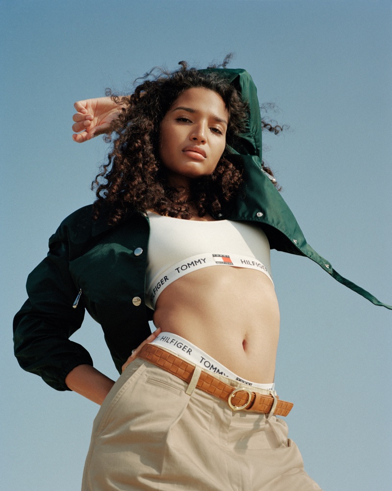 Indya Moore fronts Tommy Hilfiger spring-summer 2021 campaign.