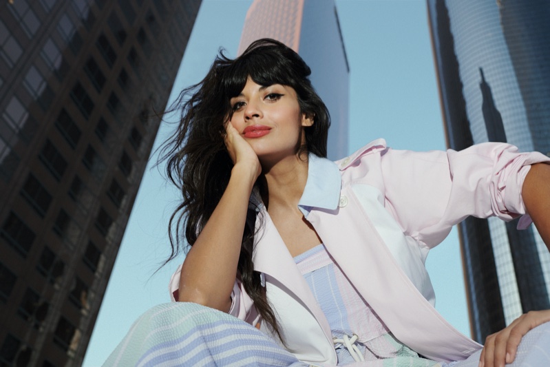 Jameela Jamil appears in Tommy Hilfiger spring-summer 2021 campaign.