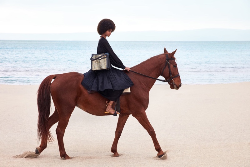 An image from Tory Burch's spring 2021 advertising campaign.