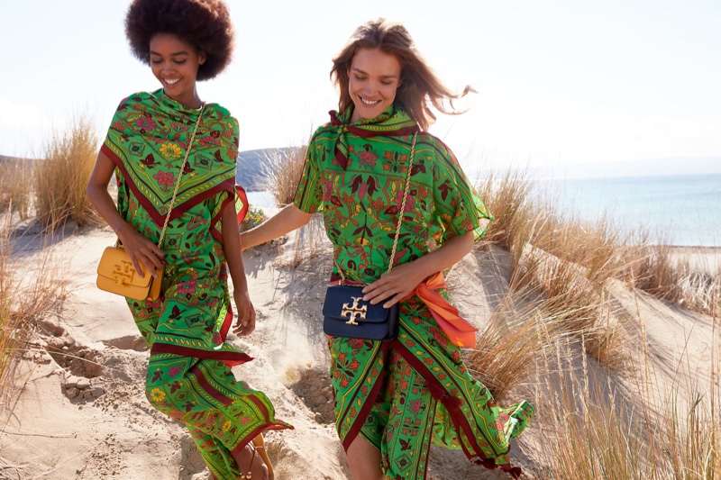 Tory Burch sets spring-summer 2021 campaign on the the Greek island of Elafonisos.