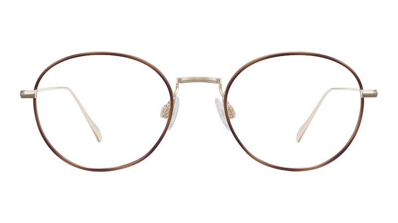 Warby Parker Colvin Glasses in Polished Gold with Savanna Tortoise $195