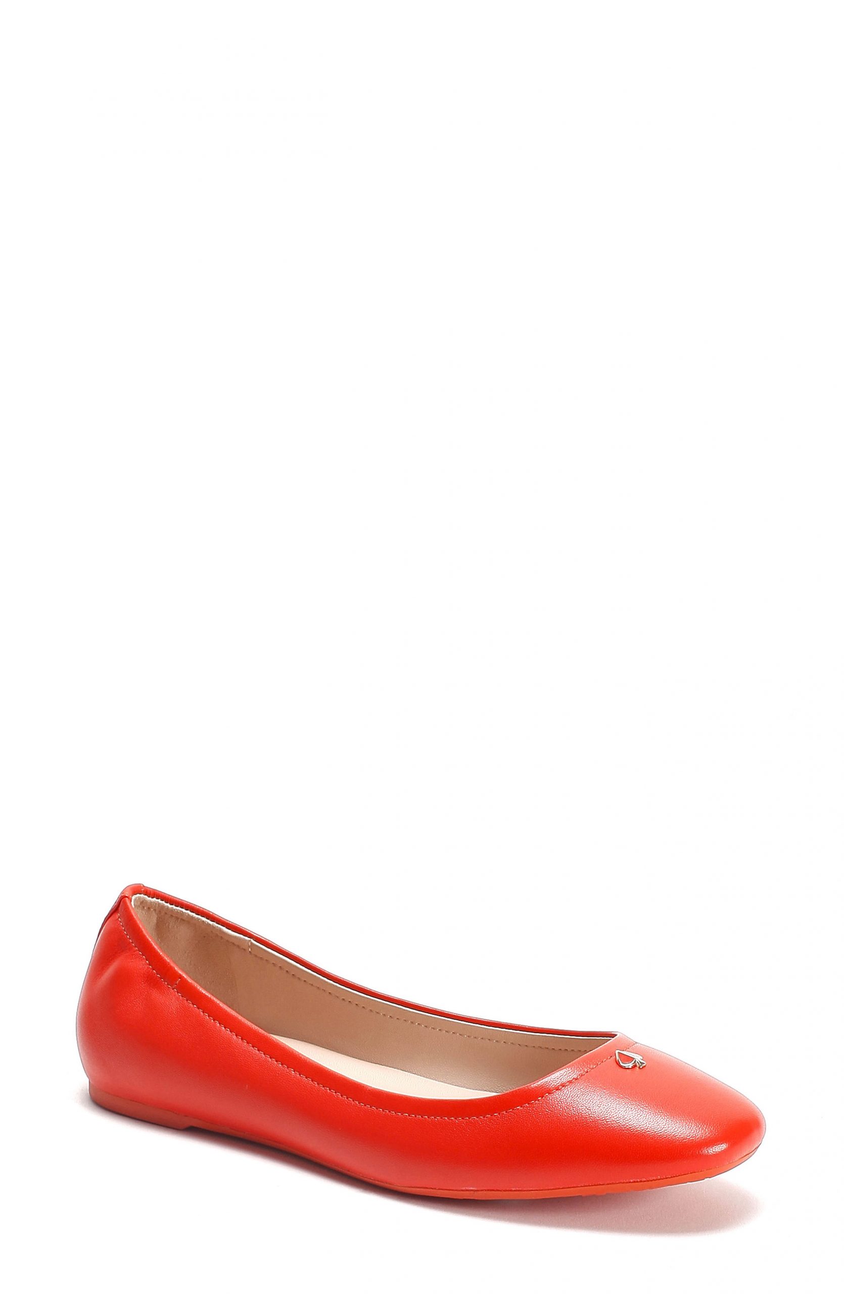 Women’s Kate Spade New York Kora Ballet Flat, Size 10 M - Orange ...