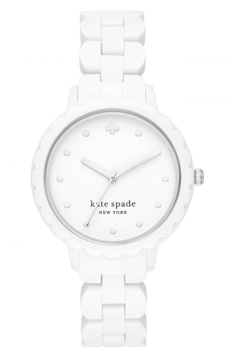 Women's Kate Spade New York Morningside Silicone Strap Watch, 38mm