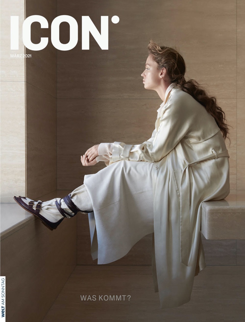 Adrienne Juliger on ICON Magazine March 2021 Cover