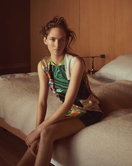 Adrienne Juliger Poses in Spring Fashions for ICON Magazine Adrienne Juliger Poses in Spring Fashions for ICON Magazine