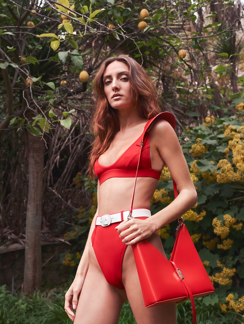 Alba Casete Looks Red-Hot for InStyle Spain