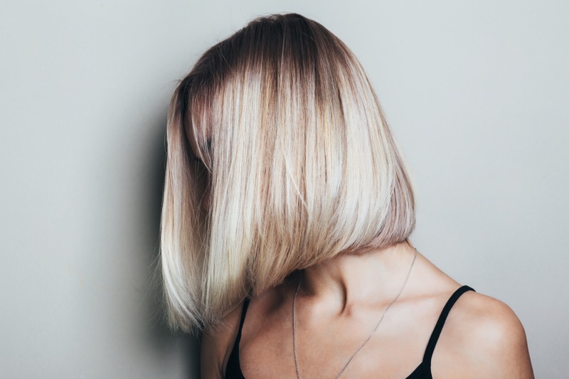 Blonde Hair Bob Multidimensional Color