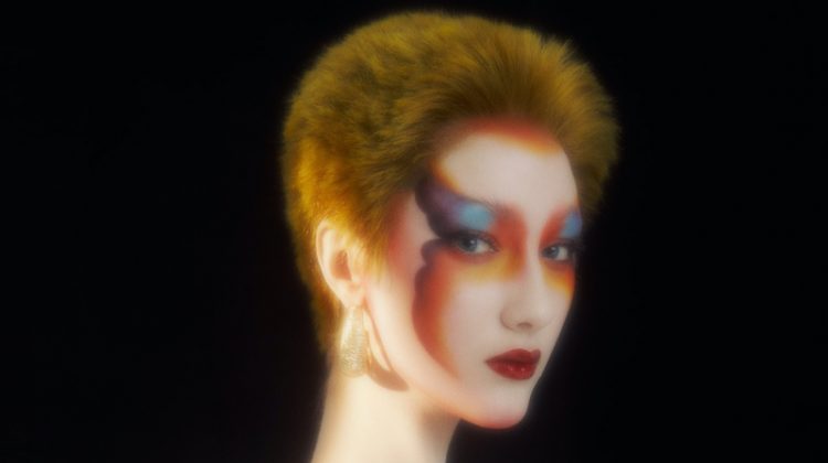 Elizabeth Black Wears Butterfly Beauty for Tush Magazine