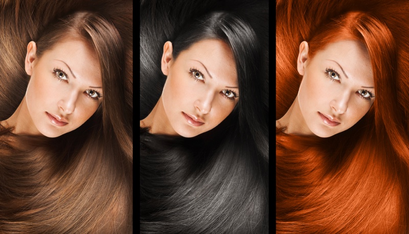 Different Hair Color Options Model