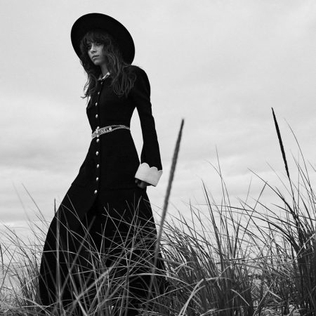 Elizabeth Cappuccino Poses in Black & White for SBJCT Journal Photo: Tommy Agriodimas / SBJCT Journal