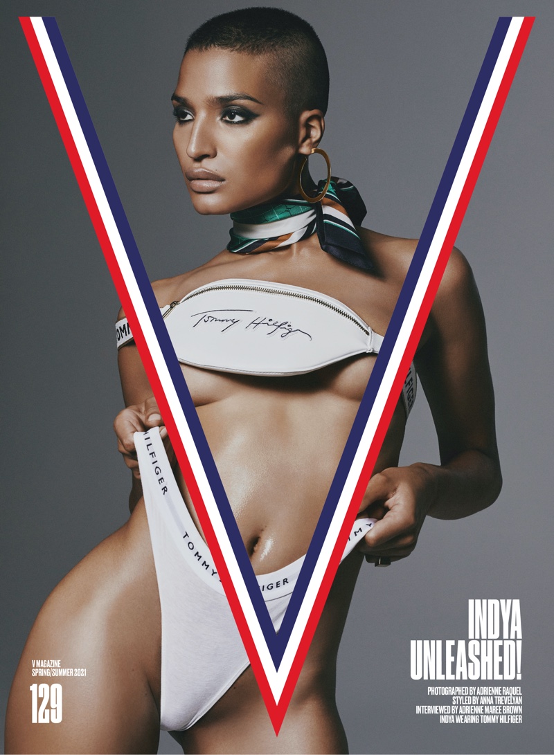 Indya Moore on V Magazine #129 Re-Edition Cover. Images Courtesy of V Magazine